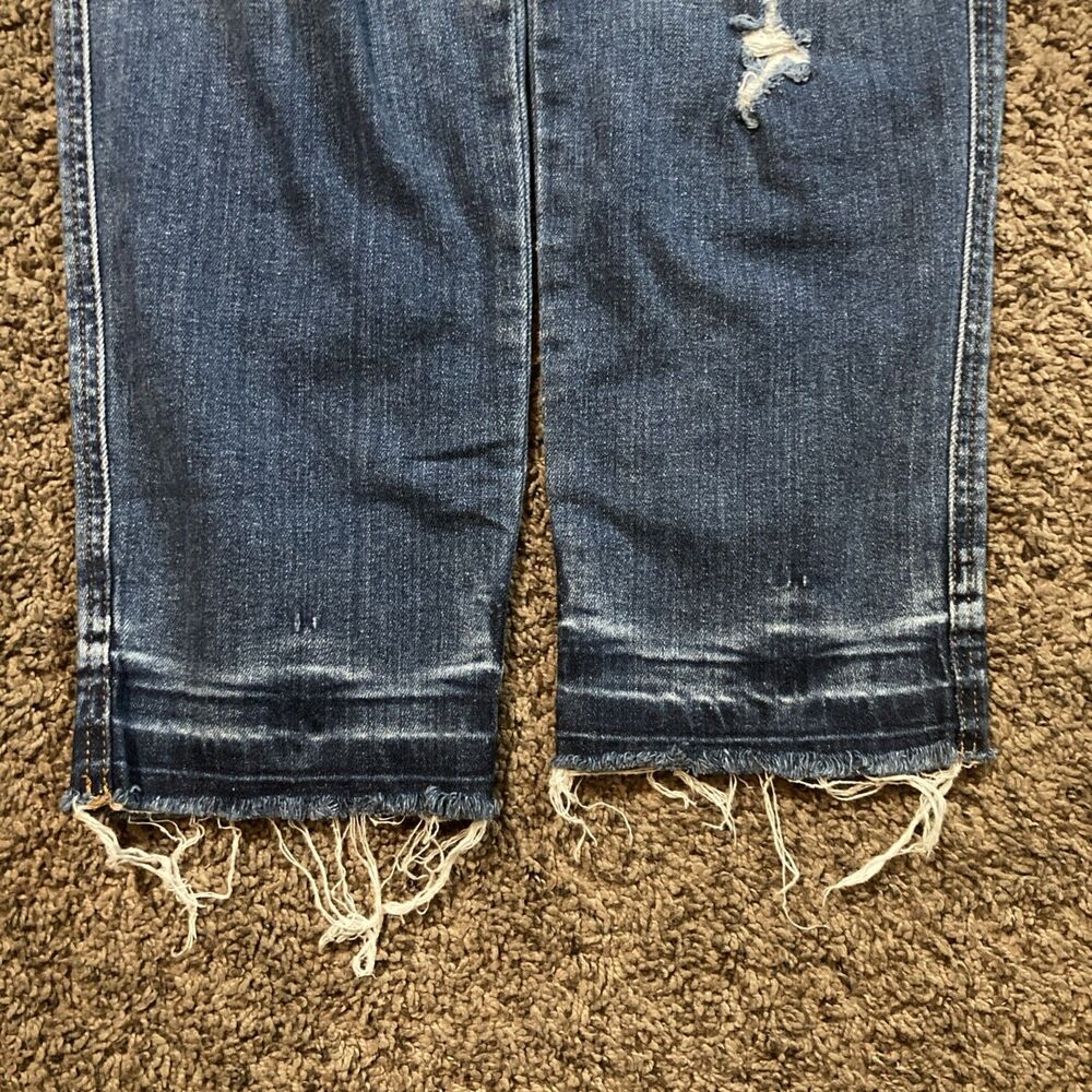 Joe's Jeans The Ex-Lover Straight Crop Womens 27 Blue Distressed Boyfriend Denim - Picture 6 of 9